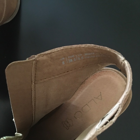 Aldo Brown Heeled Sandal - Picture 8 of 8